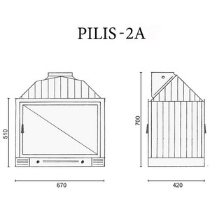 Pilis -2A méretei      